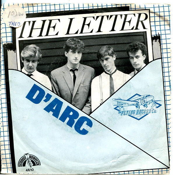 D'Arc - The Letter Vinyl Singles Vinyl Very Good (VG) <br> Hoes Good Plus (G+)