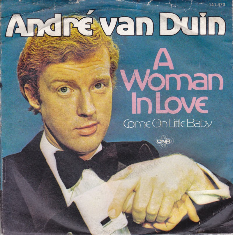 André van Duin - A Woman In Love 43335 Vinyl Singles Vinyl Very Good (VG) <br> Hoes Good Plus (G+)