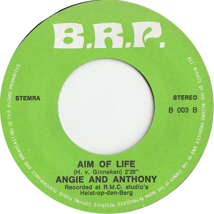 Angie & Anthony - Can I Get There By Candlelight Vinyl Singles Vinyl Very Good (VG) <br> Hoes Good Plus (G+)