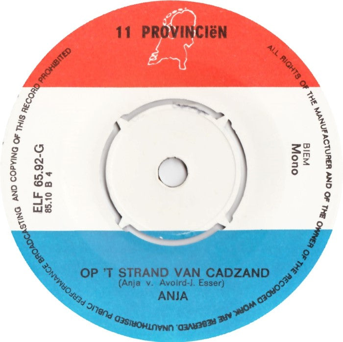 Anja - Waarom Cherie Vinyl Singles Vinyl Very Good (VG) <br> Hoes Good Plus (G+)