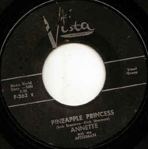 Annette With The Afterbeats - Pineapple Princess Vinyl Singles Vinyl Very Good (VG) <br> Hoes Good Plus (G+)