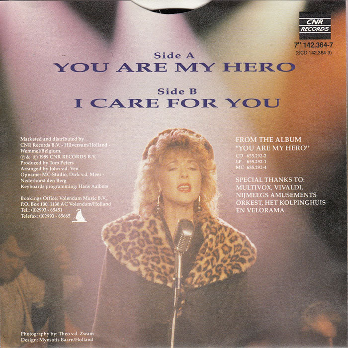 Anny Schilder - You Are My Hero 19746 Vinyl Singles Vinyl Goed / Hoes Goed
