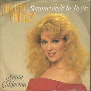 Audrey Landers - Summernight In Rome Vinyl Singles Vinyl Very Good (VG) <br> Hoes Good Plus (G+)