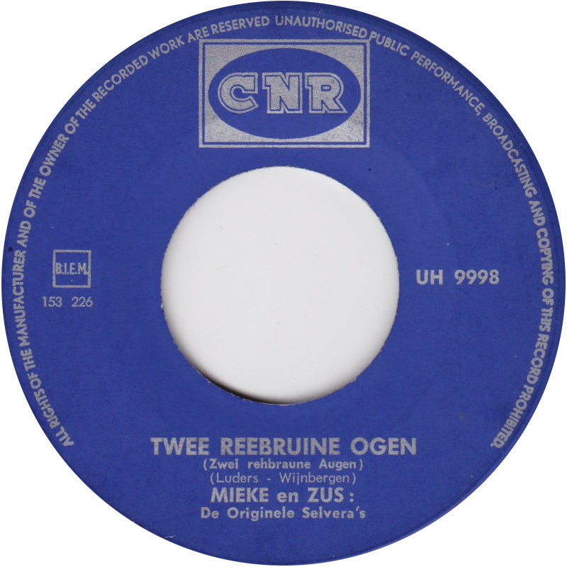 Selvera's - De Postkoets Vinyl Singles Vinyl Very Good (VG) <br> Hoes Generic