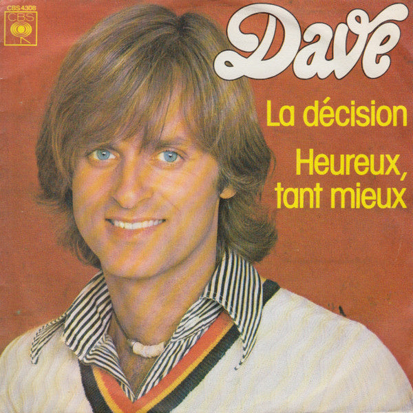 Dave - La Decision Vinyl Singles Vinyl Very Good (VG) <br> Hoes Good Plus (G+)