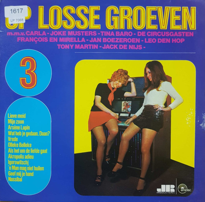 Various - Op Losse Groeven * (LP) Vinyl LP Vinyl Very Good (VG) <br> Hoes Good Plus (G+)
