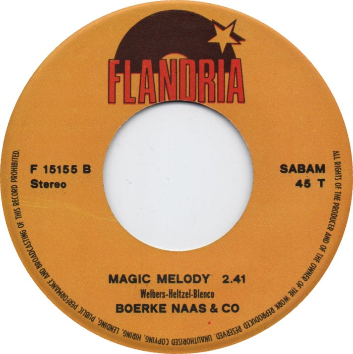 Boerke Naas & Co, Het Vlaamse Wonderorgel - De Boerinnekes-Dans 29102 Vinyl Singles Vinyl Very Good (VG) <br> Hoes Good Plus (G+)