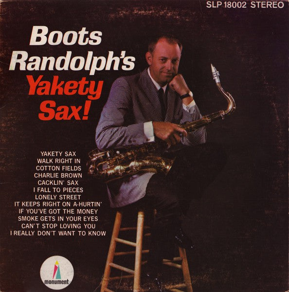 Boots Randolph - Boots Randolph's Yakety Sax! (LP) Vinyl LP Vinyl Very Good (VG) <br> Hoes Good Plus (G+)
