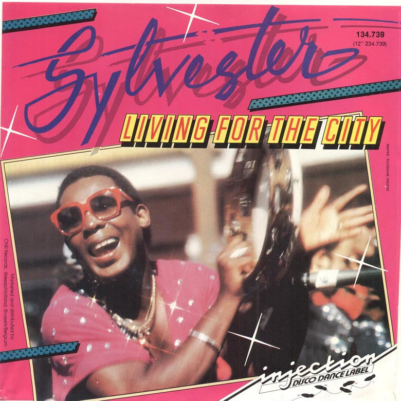 Sylvester - Living For The City Vinyl Singles Vinyl Very Good (VG) <br> Hoes Good Plus (G+)