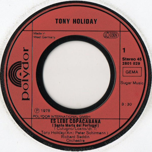 Tony Holiday - Es Lebe Copacabana