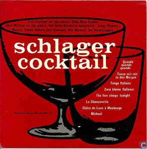 Various - Schlager Cocktail Vinyl Singles EP Vinyl Very Good (VG) <br> Hoes Good Plus (G+)