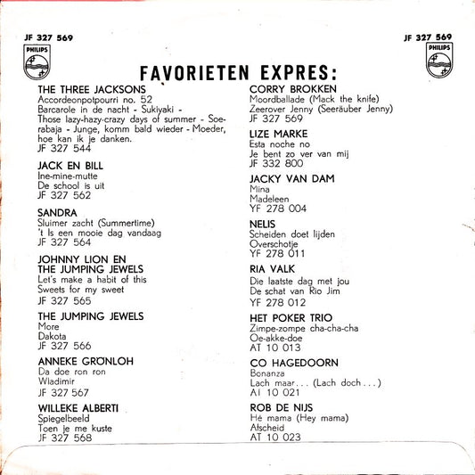 Corry Brokken - Moordballade Vinyl Singles Vinyl Zeer Goed / Hoesje Goed "VINYLSINGLES.NL"