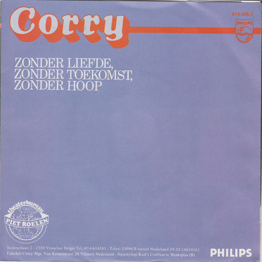 Corry - Waarom Mocht Dit Niet Lang Duren 22538