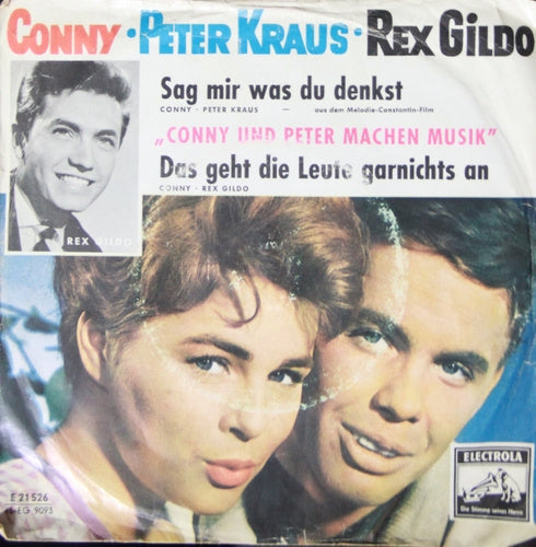 Conny / Peter Kraus / Rex Gildo - Sag Mir Was Du Denkst Vinyl Singles Vinyl Goed / Hoes Slecht