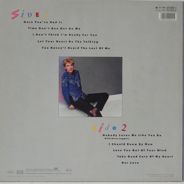 Anne Murray - Heart Over Mind (LP) Vinyl LP Vinyl Very Good (VG) <br> Hoes Good Plus (G+)