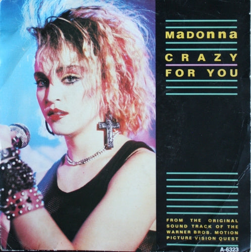Madonna - Crazy For You Vinyl Singles Vinyl Very Good (VG) <br> Hoes Good Plus (G+)
