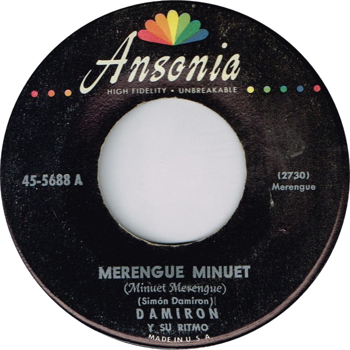 Damiron Y Su Ritmo - Merengue Minuet Vinyl Singles