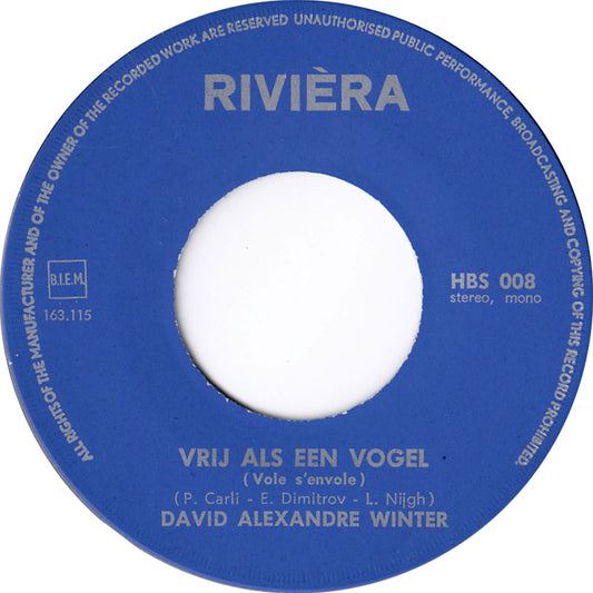 David Alexandre Winter - Amsterdam Vinyl Singles Media VG+ \ Sleeve G+