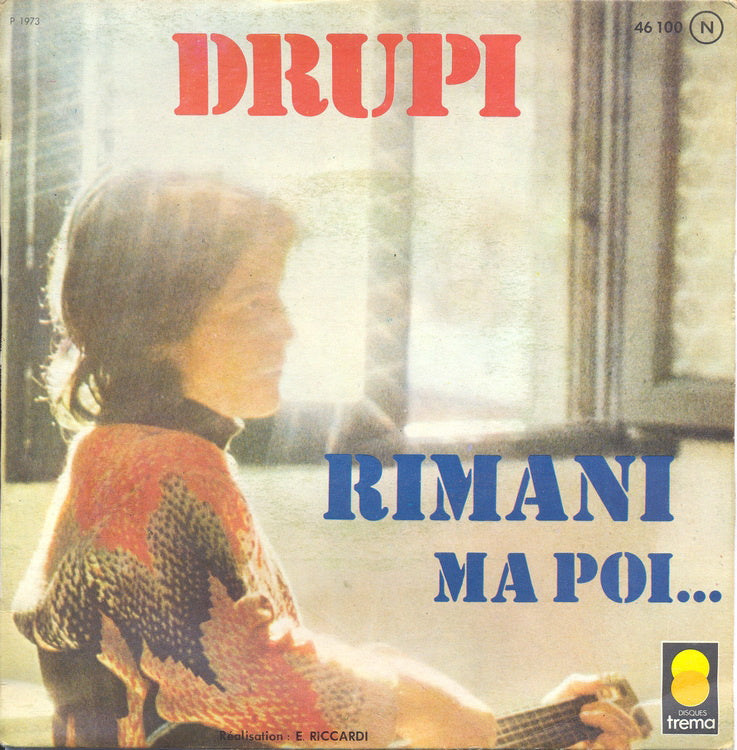 Drupi - Ma Poi Vinyl Singles Vinyl Very Good (VG) <br> Hoes Good Plus (G+)