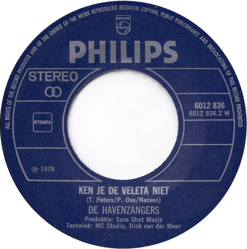 Havenzangers - Waarom Gaan Wij Voor Goed Van Elkander 30204 Vinyl Singles Vinyl Very Good (VG) <br> Hoes Good Plus (G+)