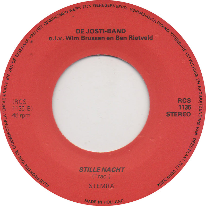 Jostiband - Jingle Bells Vinyl Singles Vinyl Very Good (VG) <br> Hoes Good Plus (G+)