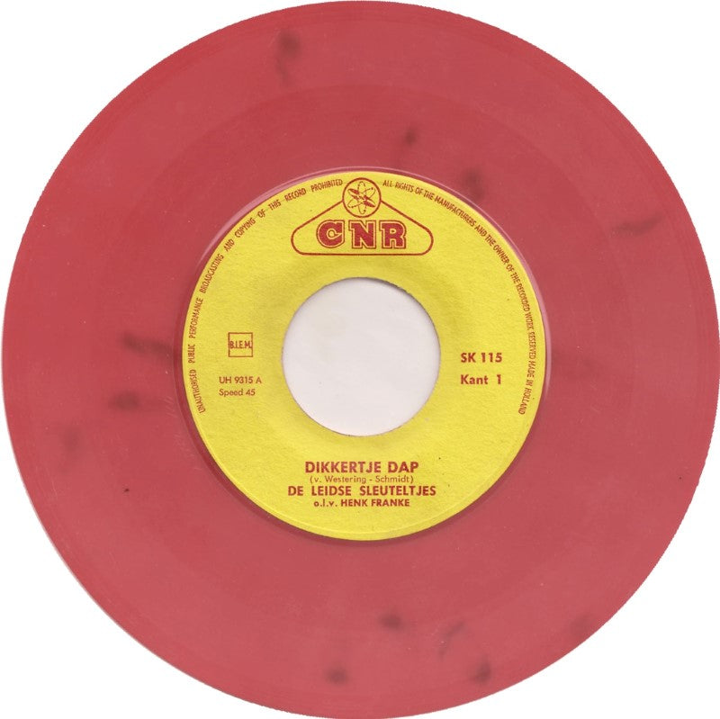 Leidse Sleuteltjes - Dikkertje Dap (Rood Vinyl) Vinyl Singles Vinyl Very Good (VG) <br> Hoes Good Plus (G+)