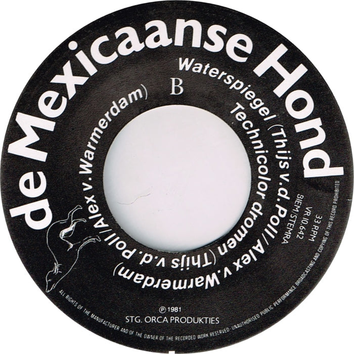 Mexicaanse Hond - Broers Vinyl Singles EP Vinyl Very Good (VG) <br> Hoes Good Plus (G+)