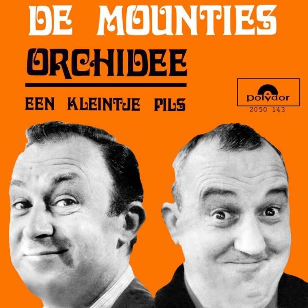 Mounties - Orchidee Vinyl Singles Vinyl Very Good (VG) <br> Hoes Good Plus (G+)