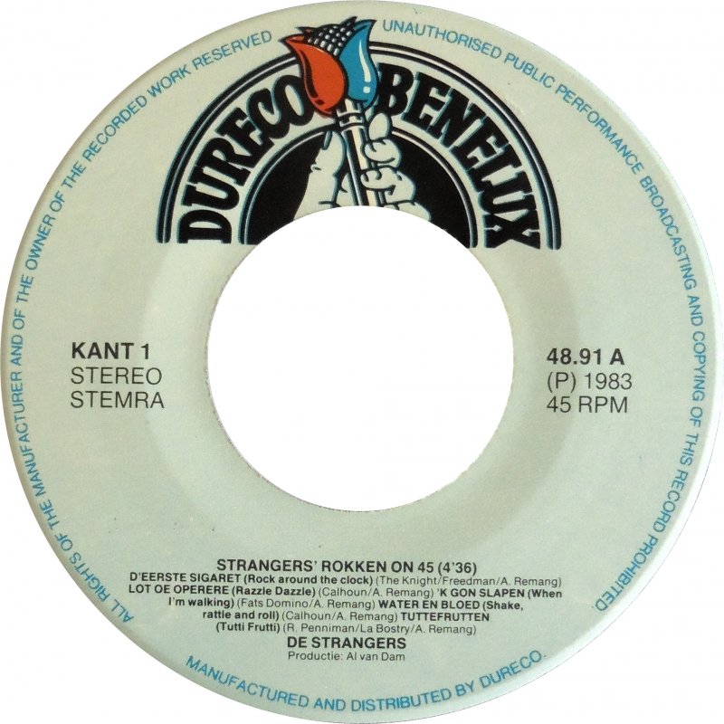 Strangers - Strangers' Rokken On 45 Vinyl Singles