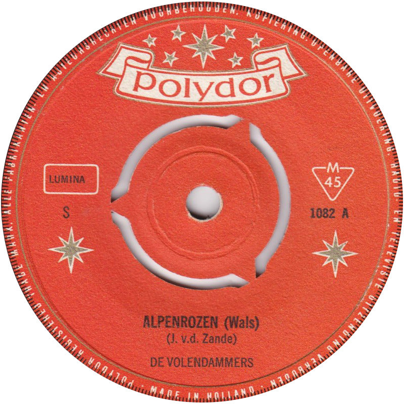 Volendammers - Alpenrozen Vinyl Singles