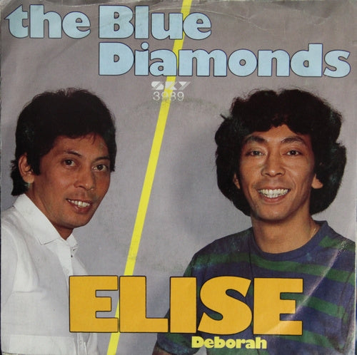 Blue Diamonds - Elise Vinyl Singles Vinyl Very Good (VG) <br> Hoes Good Plus (G+)