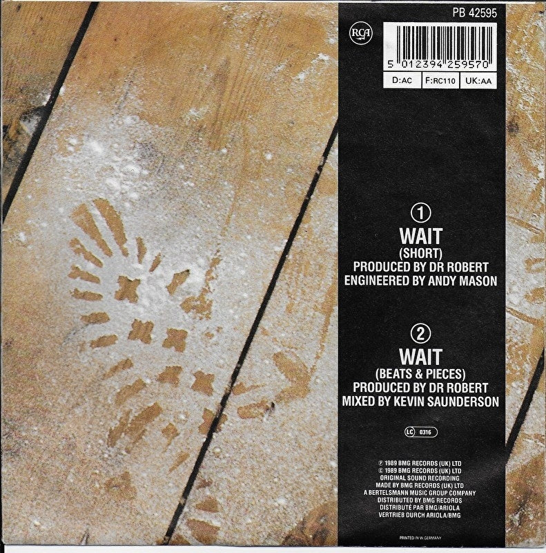 Dr Robert & Kym Mazelle - Wait 24682 Vinyl Singles Vinyl Very Good (VG) <br> Hoes Good Plus (G+)