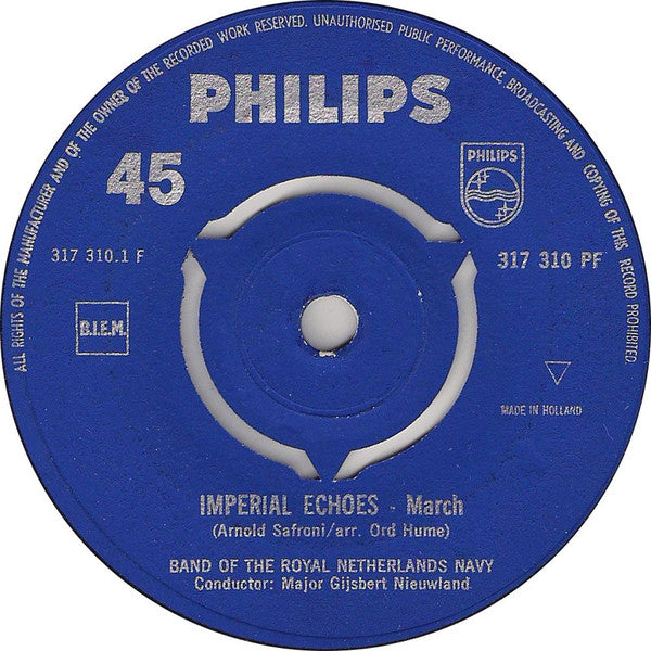 Marinierskapel der Koninklijke Marine - Imerial Echoes Vinyl Singles