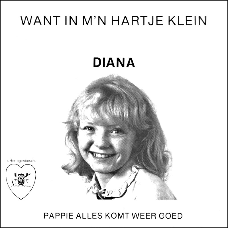 Diana - Want In M'n Hartje Klein Vinyl Singles
