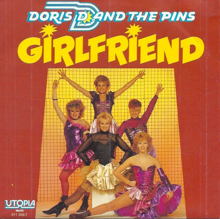 Doris D And The Pins - Girlfriend 09781 Vinyl Singles Vinyl Very Good (VG) <br> Hoes Good Plus (G+)