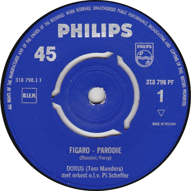 Dorus - Figaro - Parodie 28164 Vinyl Singles