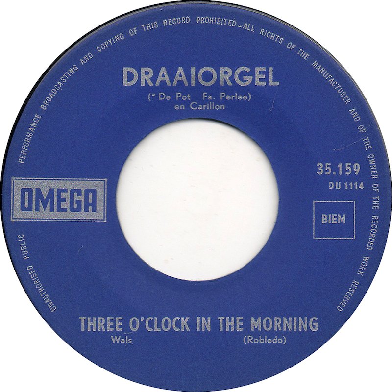 Draaiorgel De Pot - Vineta Klokken Vinyl Singles Vinyl Very Good (VG) <br> Hoes Good Plus (G+)