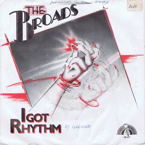 Broads - I Got Rhythm Vinyl Singles Vinyl Very Good (VG) <br> Hoes Good Plus (G+)