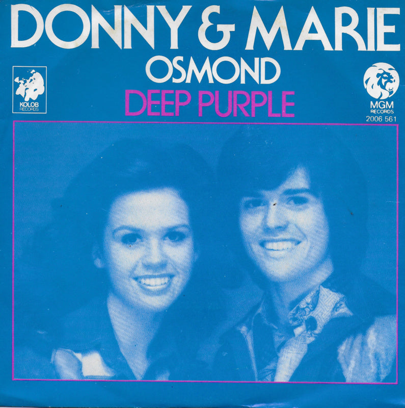 Donny & Marie Osmond - Deep Purple Vinyl Singles Vinyl Goed / Hoes Redelijk