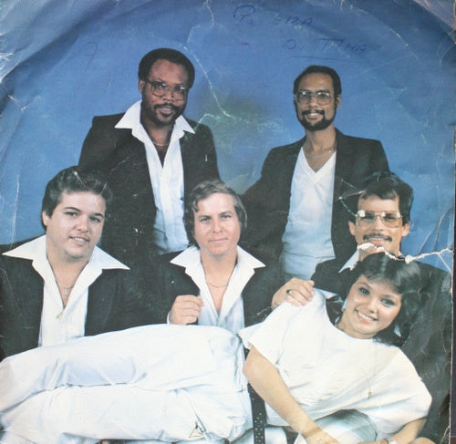 Latin Four And Company - Un Pasku Feliz Vinyl Singles Vinyl Very Good (VG) <br> Hoes Good Plus (G+)