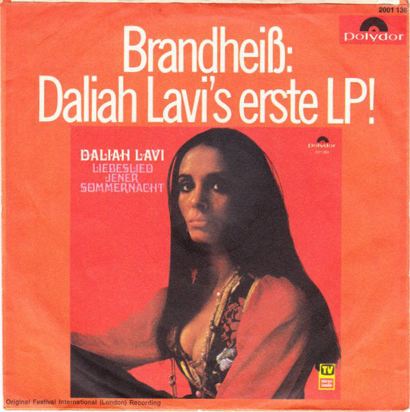 Daliah Lavi - Wer Hat Mein Lied So Zerstört, Ma? Vinyl Singles Vinyl Very Good (VG) <br> Hoes Good Plus (G+)