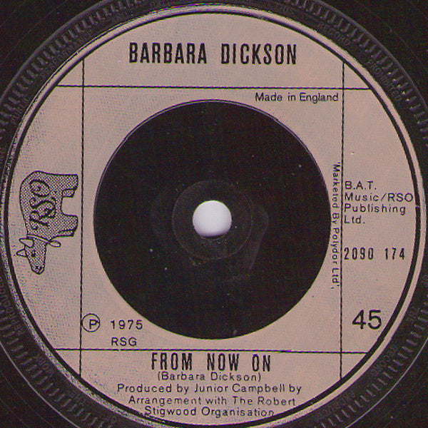 Barbara Dickson - Answer Me Vinyl Singles Vinyl Very Good (VG) <br> Hoes Good Plus (G+)