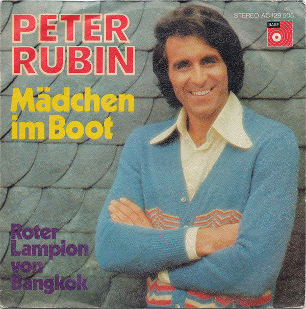 Peter Rubin - Mädchen Im Boot Vinyl Singles Vinyl Very Good (VG) <br> Hoes Good Plus (G+)