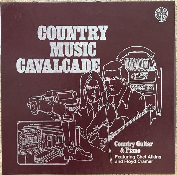 Chet Atkins And Floyd Cramer - Country Music Cavalcade Country Guitar And Piano (LP) Vinyl LP Vinyl Very Good (VG) <br> Hoes Good Plus (G+)