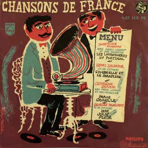 Jacqueline Francois Henri Salvador Catherine Sauvage Georges Brassens - Chansons De France 18972 Vinyl Singles EP Vinyl Very Good (VG) <br> Hoes Good Plus (G+)