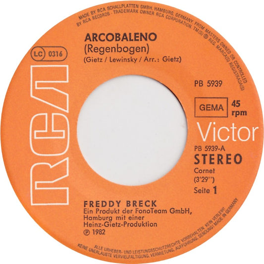 Freddy Breck - Arcobaleno (Regenbogen)