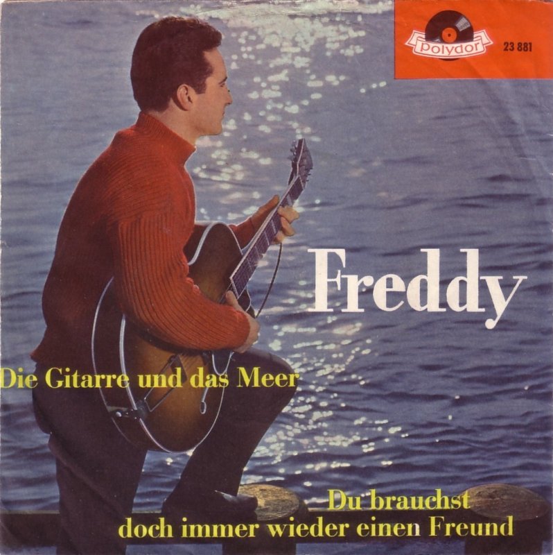 Freddy - Die Gitarre Und Das Meer 40987 Vinyl Singles Vinyl Very Good (VG) <br> Hoes Good Plus (G+)