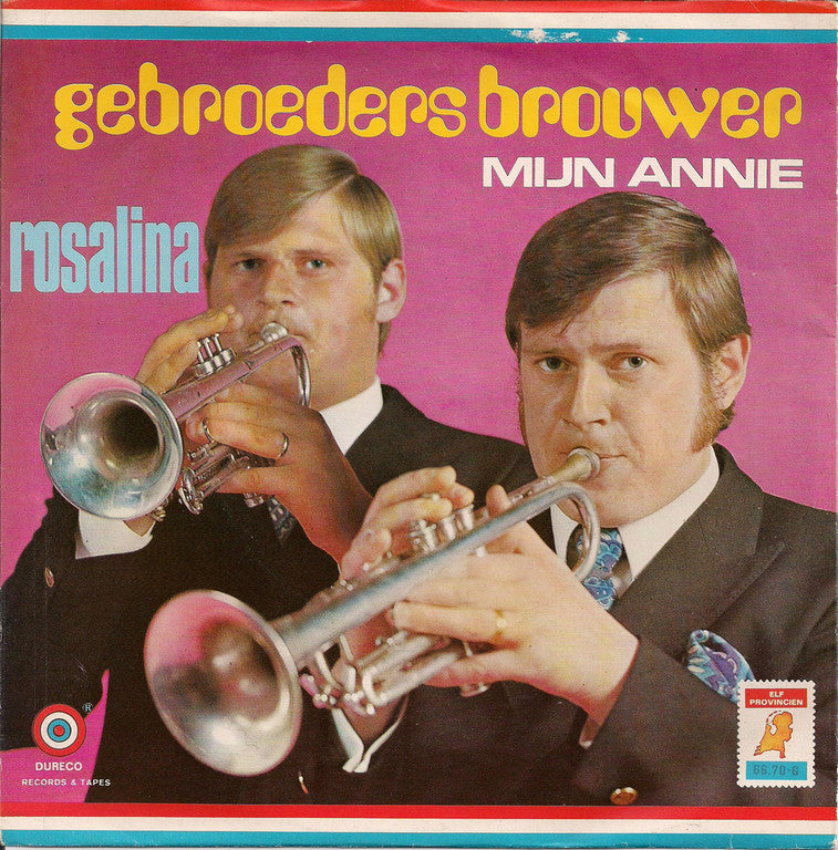 Gebroeders Brouwer - Rosalina 43154 Vinyl Singles Vinyl Very Good (VG) <br> Hoes Good Plus (G+)