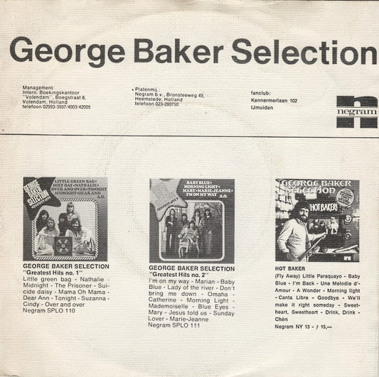 George Baker Selection - Sing A Song Of Love