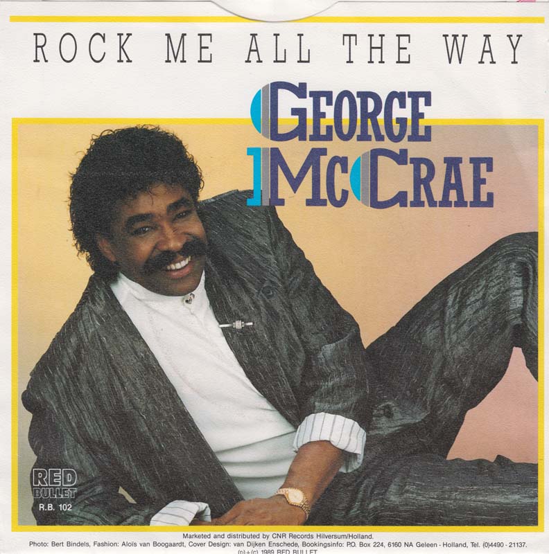 George McCrae - Rock Me All The Way Vinyl Singles Vinyl Very Good (VG) <br> Hoes Good Plus (G+)